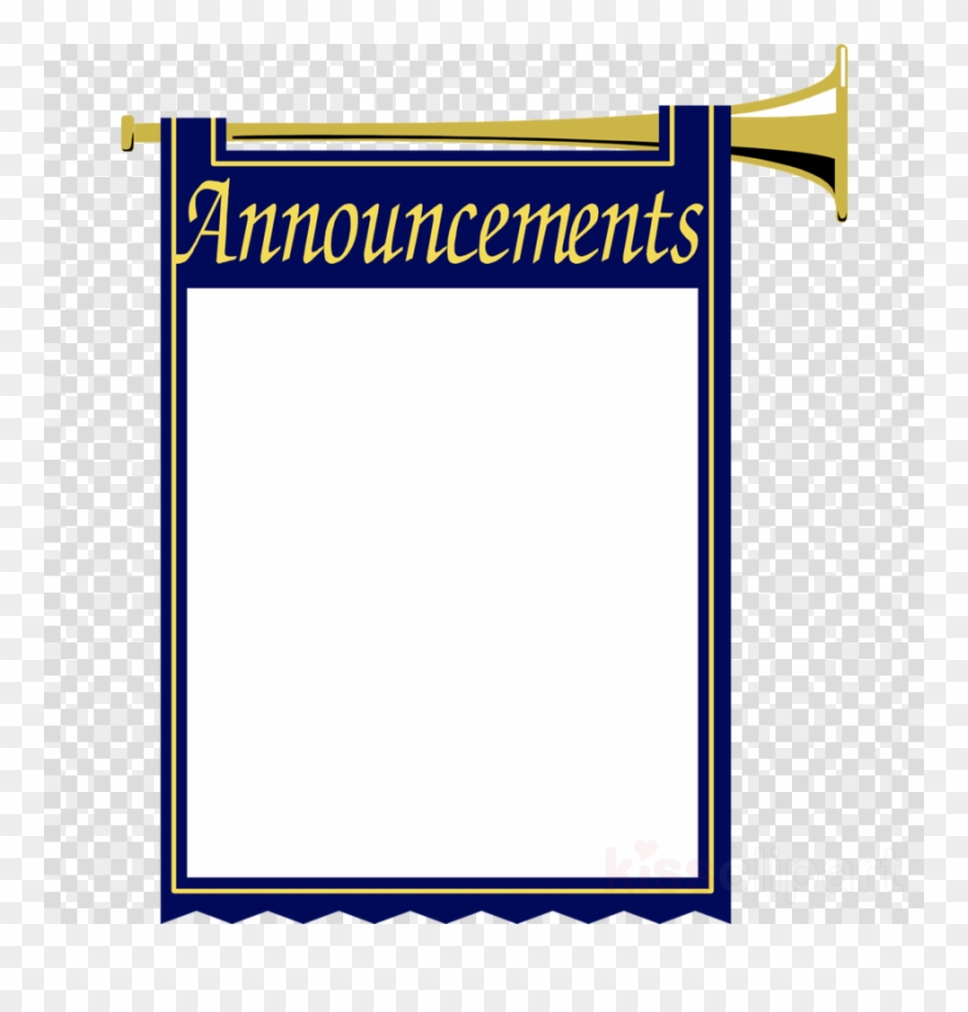 Download Announcement Clip Art Clipart Borders And - Brush Stroke Png Black Transparent Png