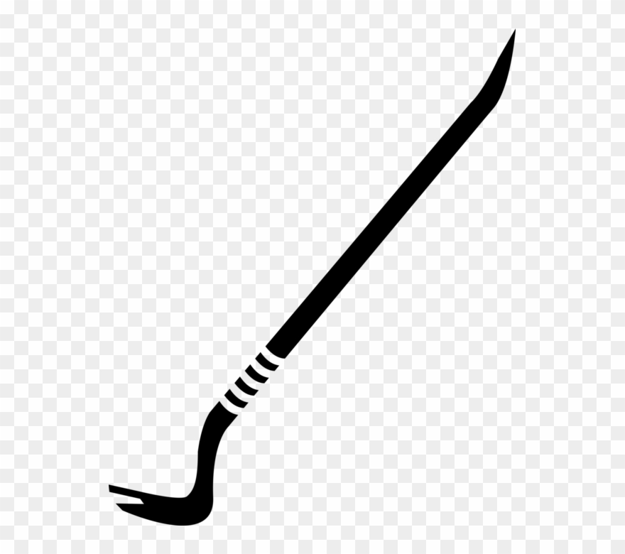 Vector Illustration Of Crowbar Wrecking Bar, Pry Bar - Crow Bar Vector Png Clipart