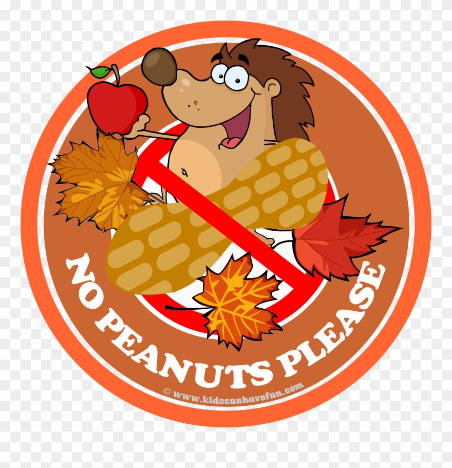 Allergy Aware Label - Clipart Peanut Allergy Svg - Png Download