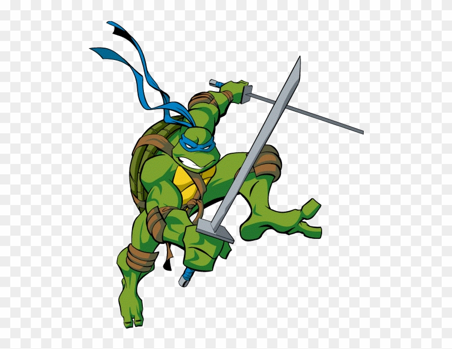 Leonardo Ninja Turtle - Teenage Mutant Ninja Turtles Clipart