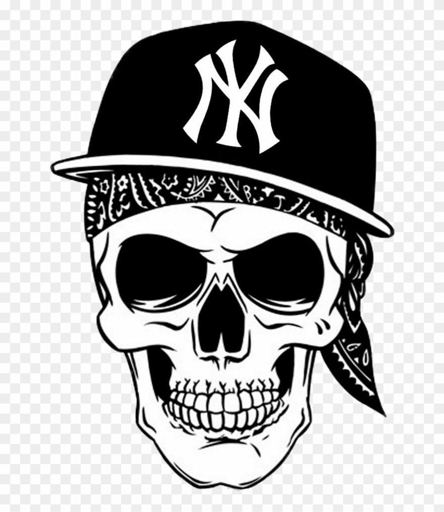 Reportar Abuso - Hip Hop Skull Clipart