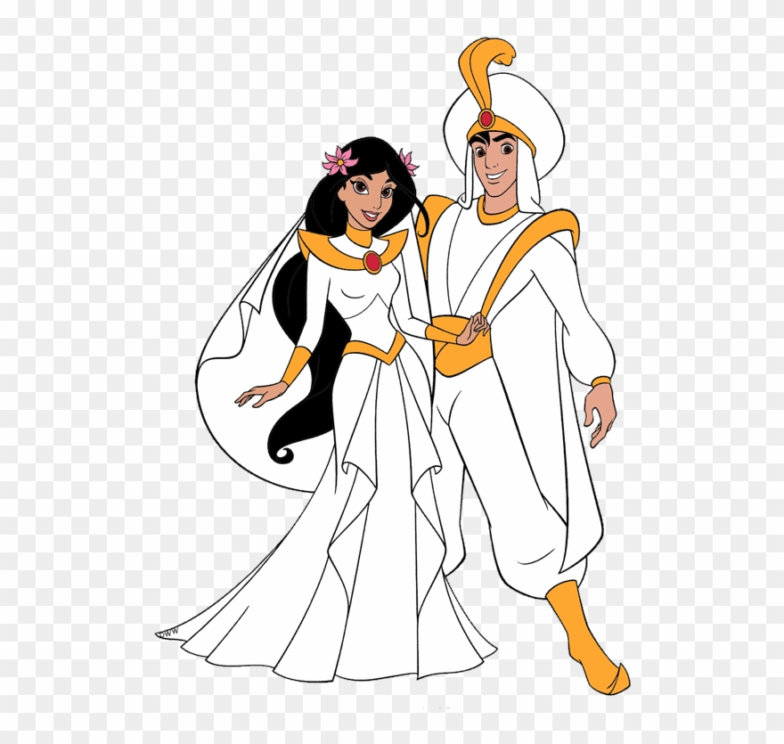 Алладин И Жасмин Свадьба Clipart