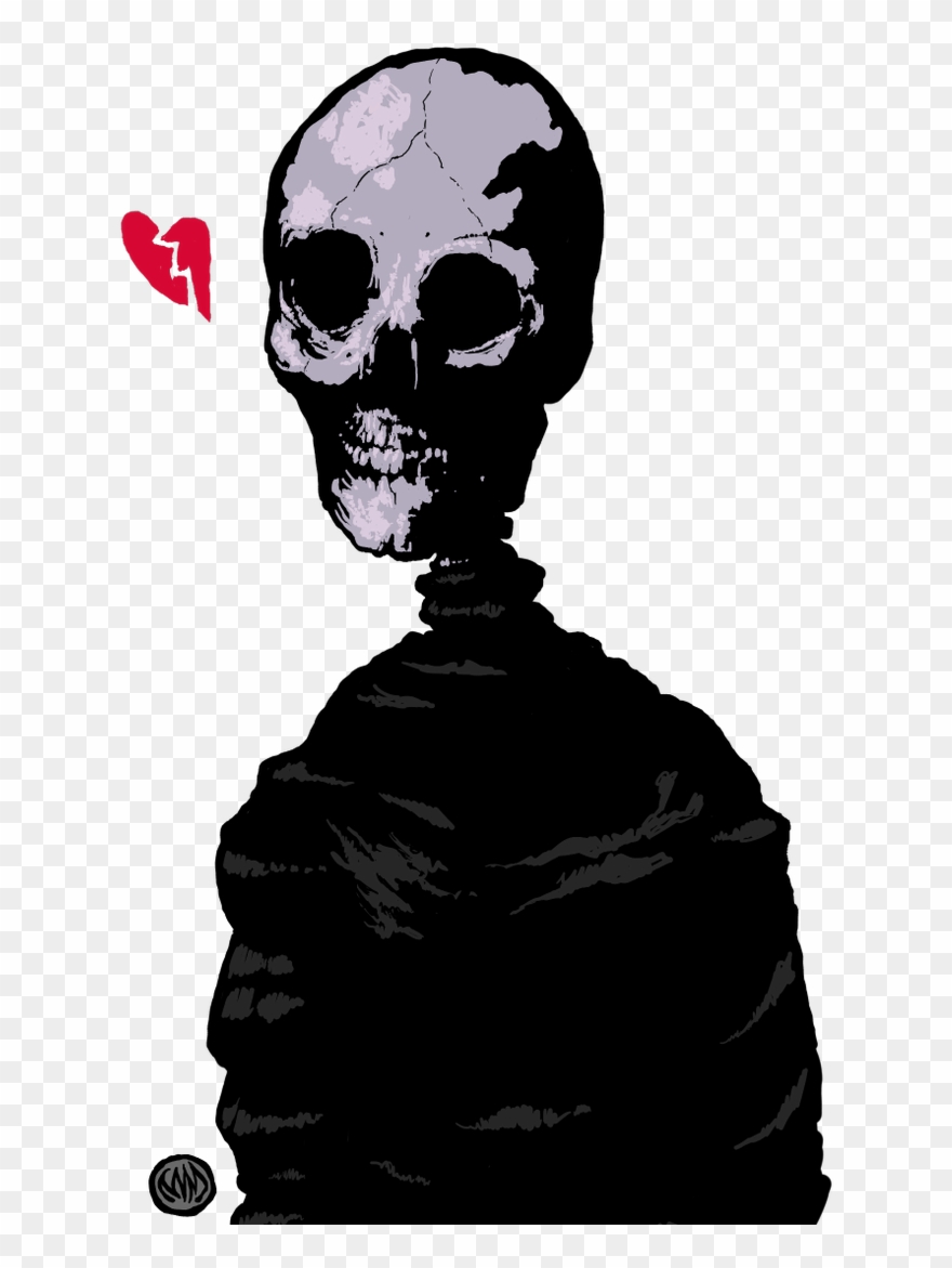 The Original Version Is Very Small And Was Made In - Skull Clipart