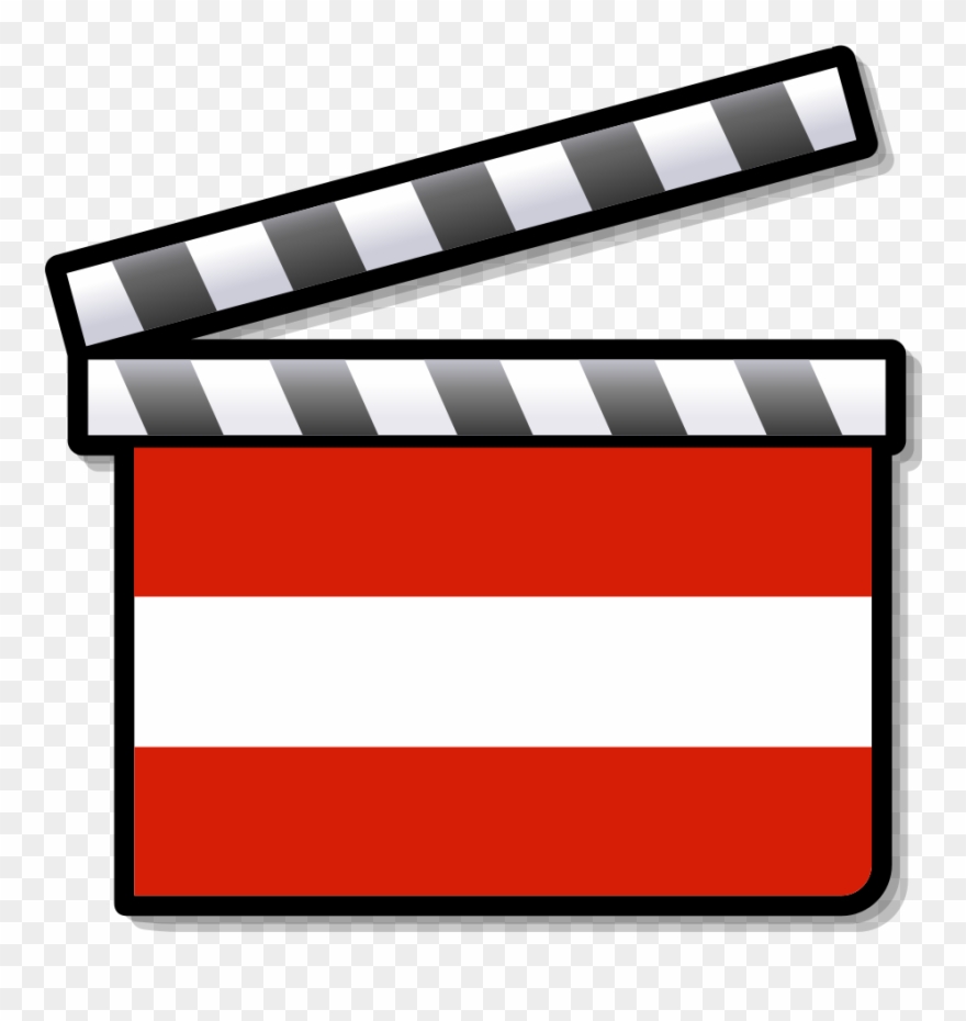 Austria Film Clapperboard - New Zealand Film Clipart