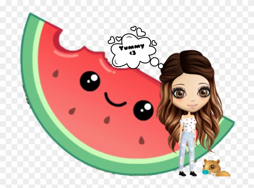 Report Abuse - Watermelon Chibi Clipart
