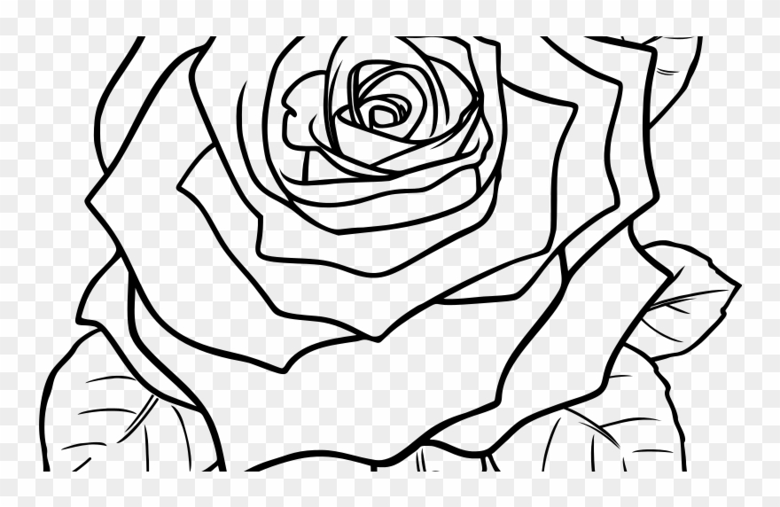 Vintage Flower Drawing At Getdrawings - Beautiful Rose Flowers Drawing Clipart