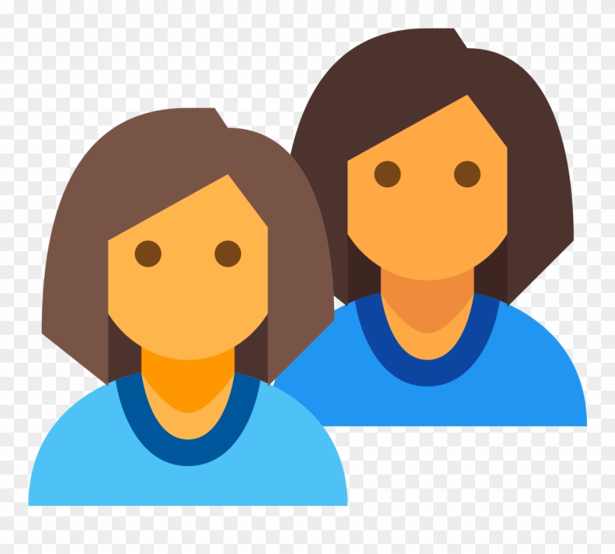 User Group Icon - Icon People Women Color Clipart