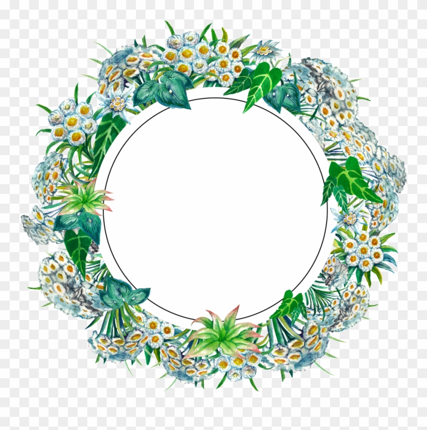 Round Garland Transparent Decorative - Portable Network Graphics Clipart