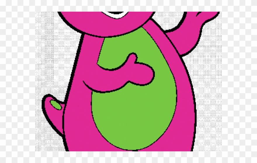 Dinosaur Clipart Friend - Barney Cartoon - Png Download