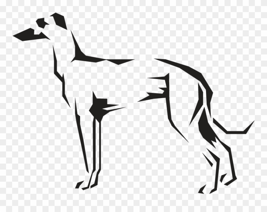 Skinny Dog Clipart 21249 - Skinny Dog Hotel - Png Download