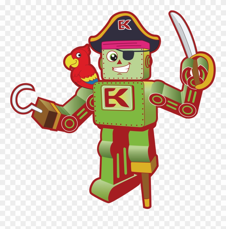 Pirates On The High Seas - Cartoon Clipart