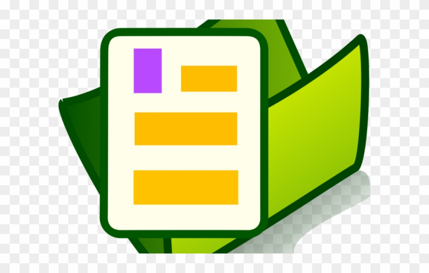Folder Clipart Documentation - Documents Clipart - Png Download