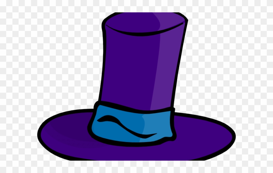 Violet Clipart Clothes - Hat Cartoon - Png Download