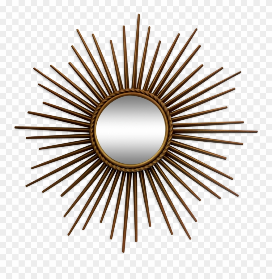 Style Craft Starburst Wall Mirror Clipart