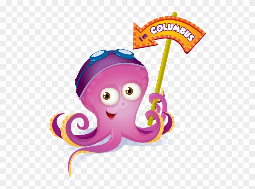 Say Hello To Columbus Clipart