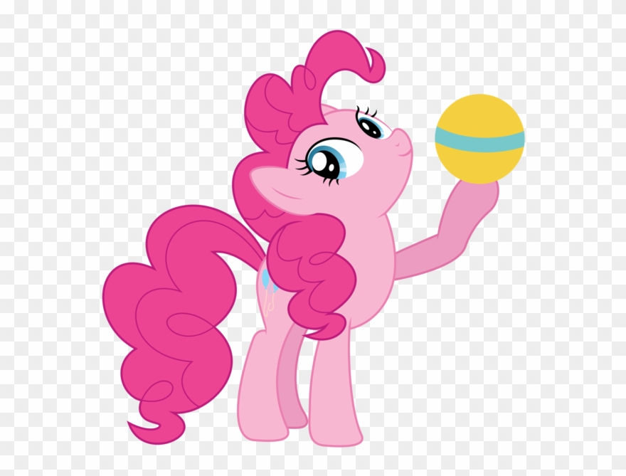 Ball, Pinkie Pie, Safe, Simple Background, Solo, Transparent - Artist Clipart