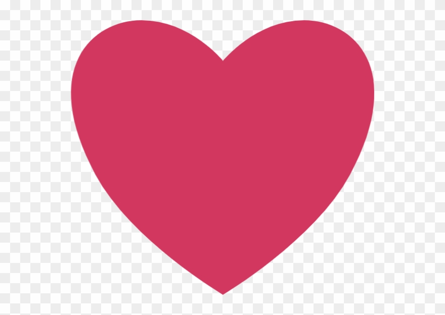 Romance Love Peach Heart Sticker - Icon Red Heart Png Clipart