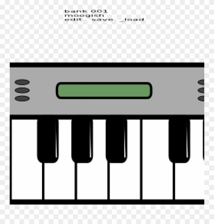 Keyboard Clipart Electronic Keyboard Clipart Clip Art - Openclipart - Png Download