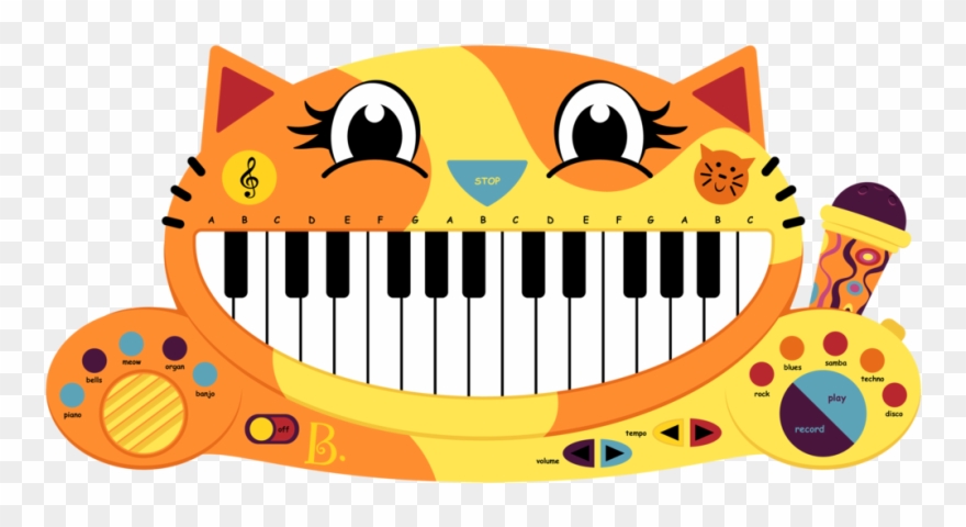B Meowsic Keyboard By Culu Bluebeaver On - B. Toys Symphony In B Music Toy Clipart