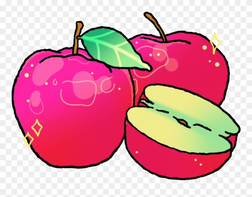 Apple Fruit Sticker By Selena Gomez - Android Clipart