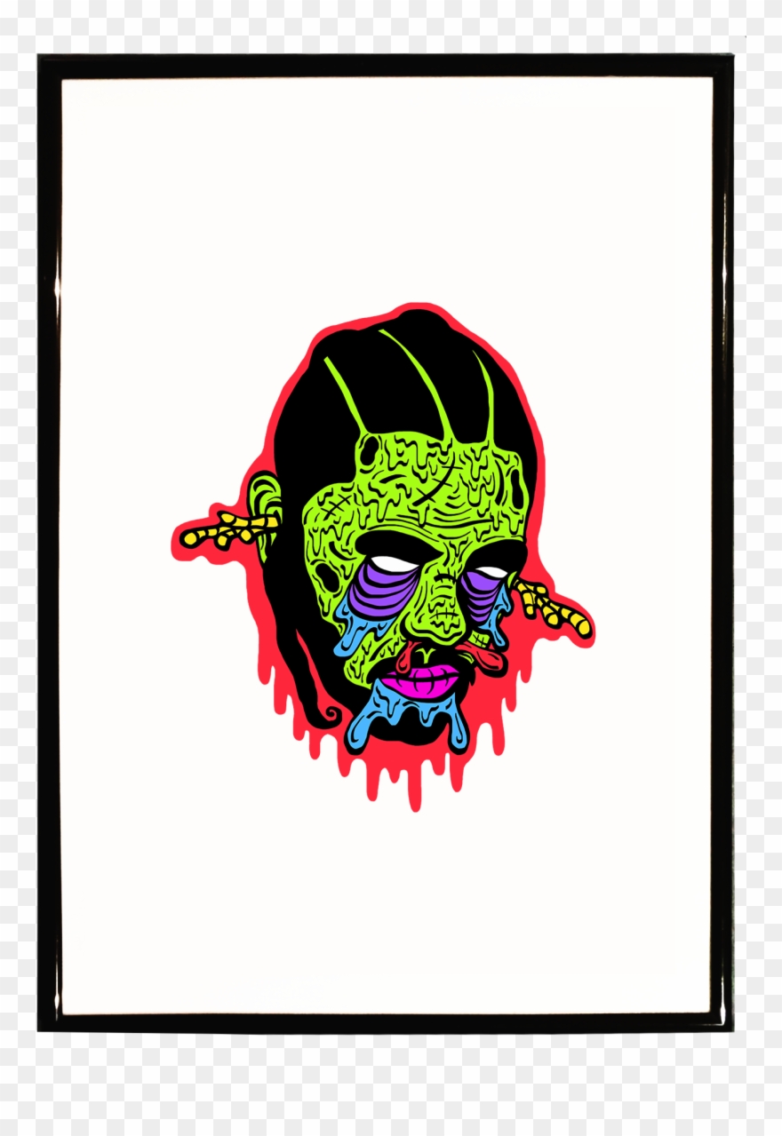Zombie Kendrick Lamar - Picture Frame Clipart