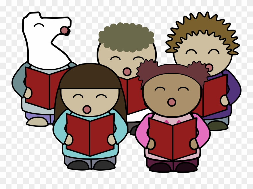 The Fide Anthem - Singing In Church Clipart - Png Download