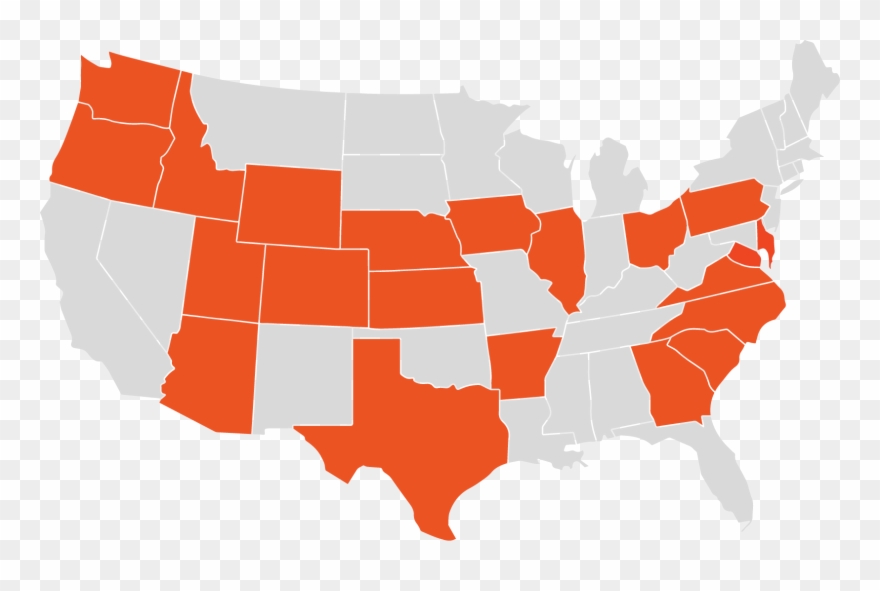 Navajo Express Hiring Areas - Map Shows The Best Paying Company Clipart