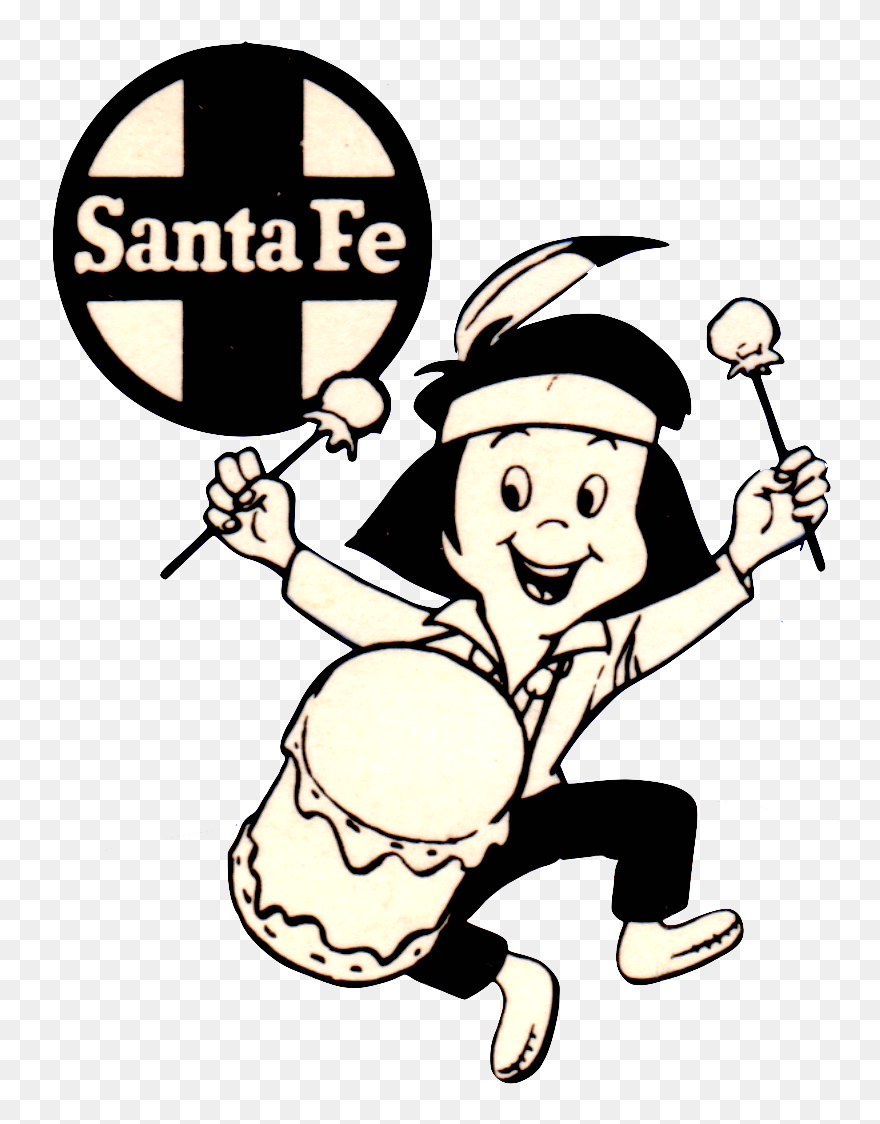 The Secret Origin Of Wigwam, Part - Santa Fe Railroad Logo Clipart