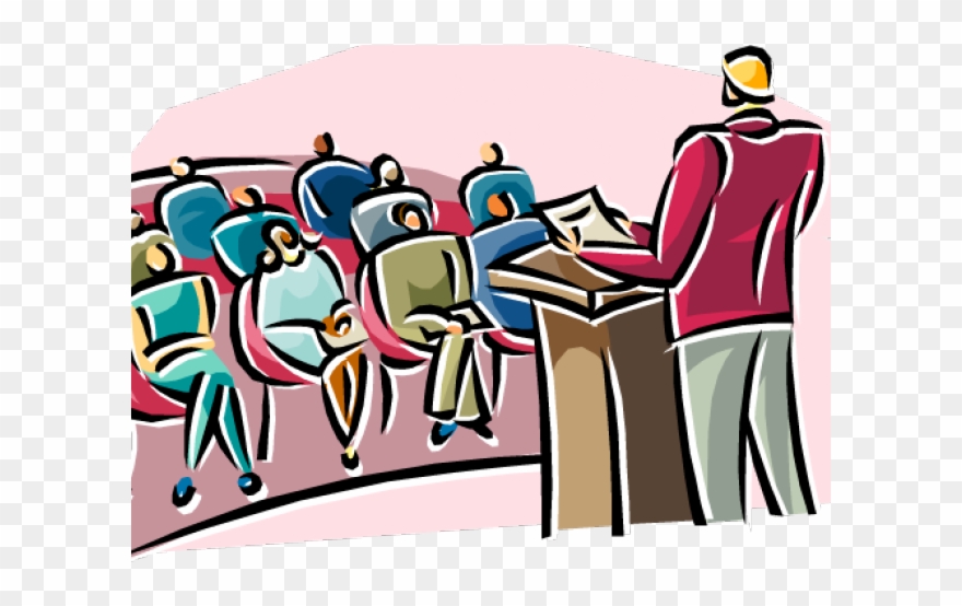 Audience Clipart Guest Lecture - Meeting Clipart - Png Download