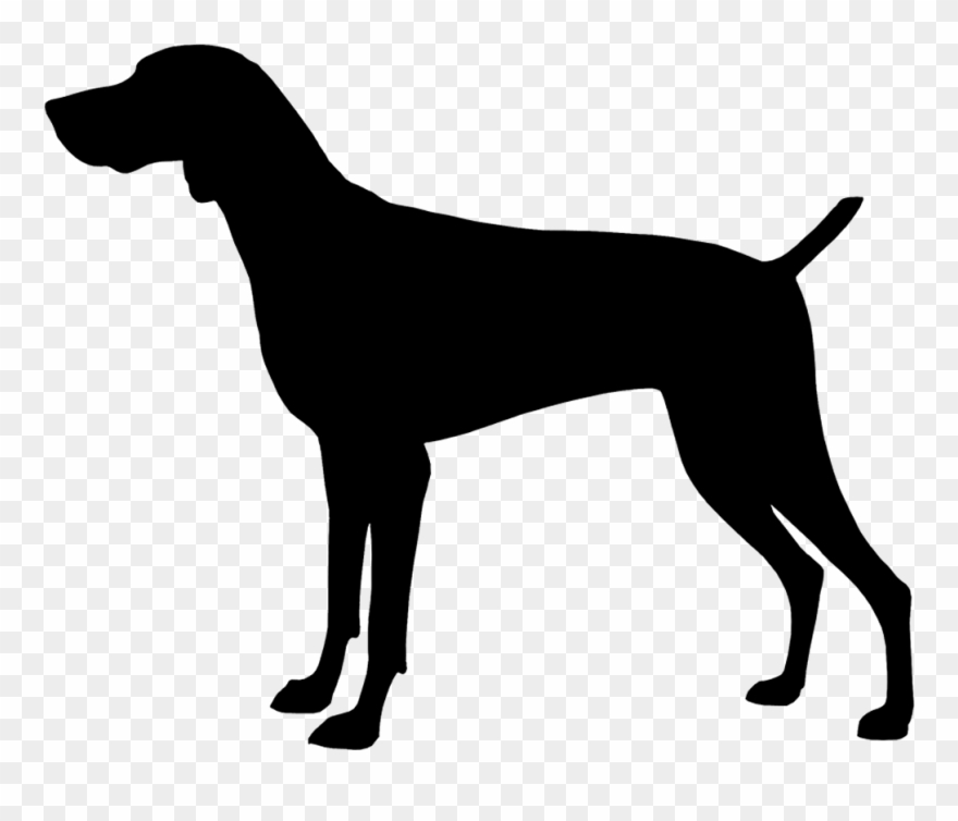Clipart Dogs Gsp - Boxer Dog Silhouette - Png Download