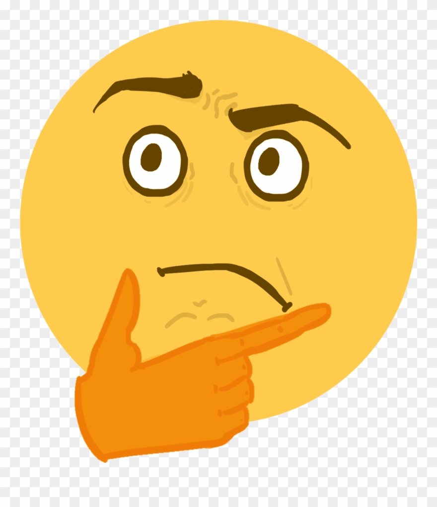Concerned Thonk - Twitter Clipart