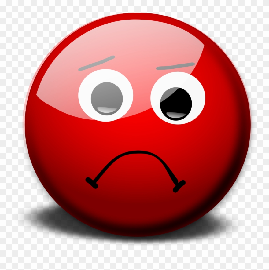 Clipart Of Face, Faces And Faced - Грустный Смайлик - Png Download