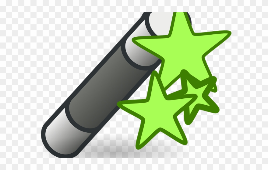 Illusion Clipart Magical - Wand - Png Download