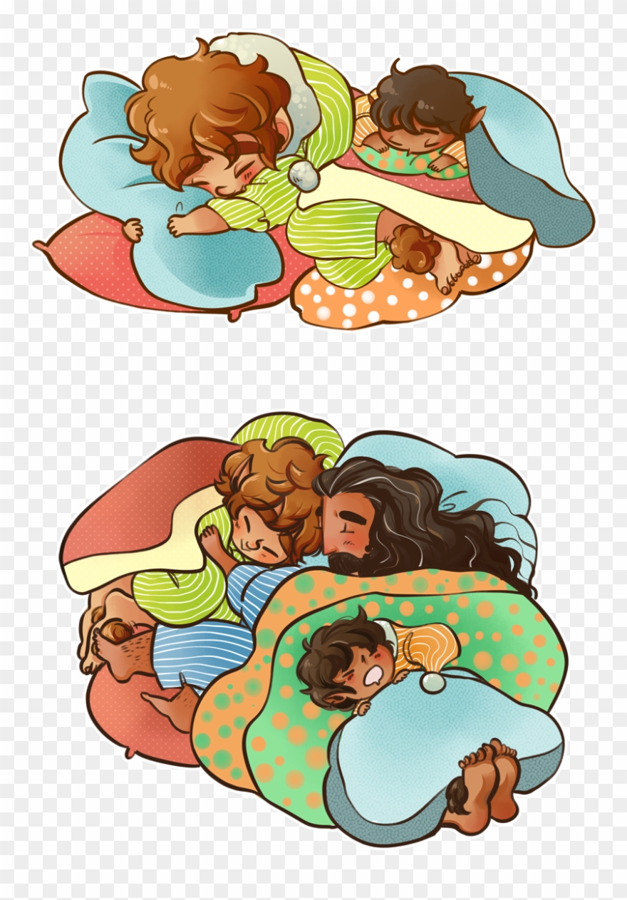 Shire Au With Matching Pajamas And Cuddles Clipart