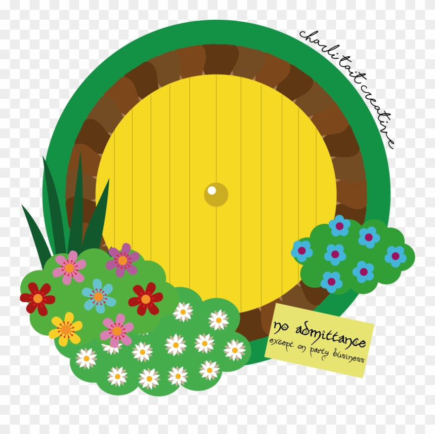 A Humble Hobbit Hole - Illustration Clipart