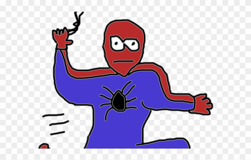 Drawn Spiderman Terribly Clipart