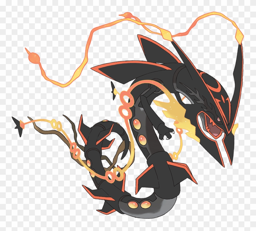 24,428,000 Exp - Rayquaza Shiny Mega Evolution Clipart
