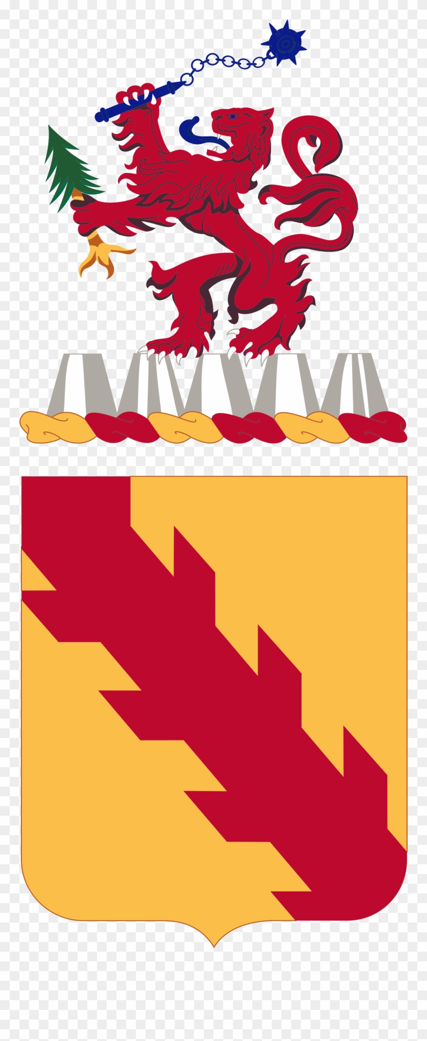 32nd Cavalry Victory Or Death - 32nd Armored Regiment Crest Clipart