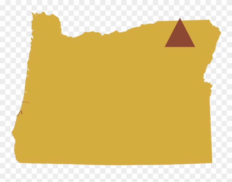 Dark Canyon Creek Conservation Easement - Blank Map Of Oregon Clipart