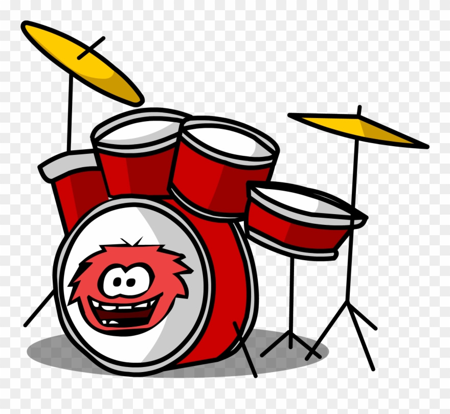 Drum Kit Sprite 005 - Cartoon Drum Kit Png Clipart