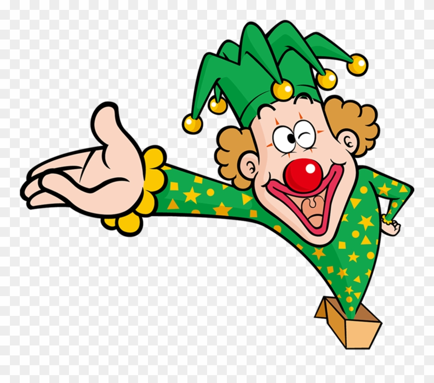 Clown April Fools Day Download Clip Art - Dibujos Del Dia De Los Inocentes - Png Download