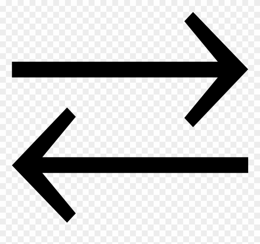 Open - Chemical Equilibrium Arrow Clipart