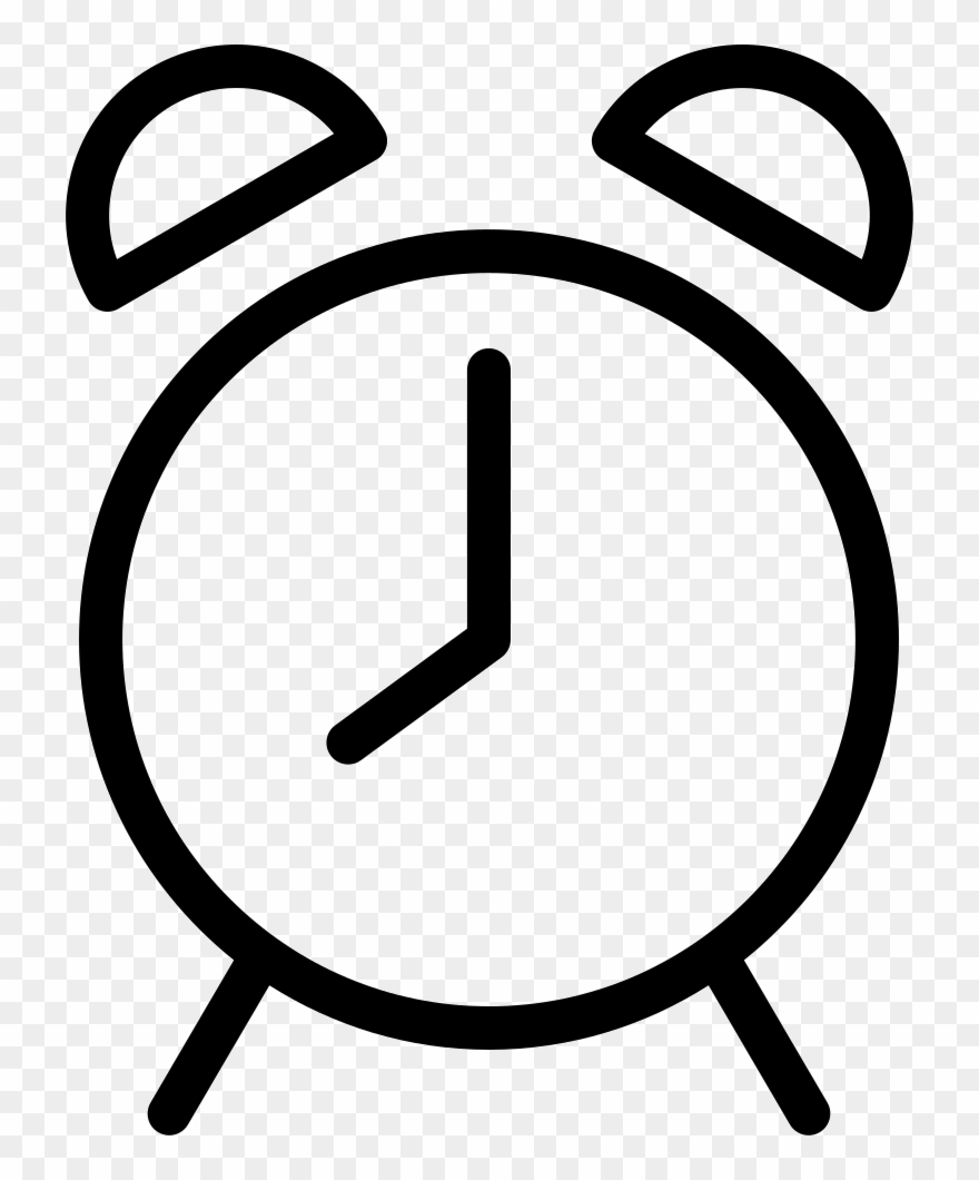 Thin Alarm Clock Snooze Comments - Alarm Clock Snooze Png Clipart