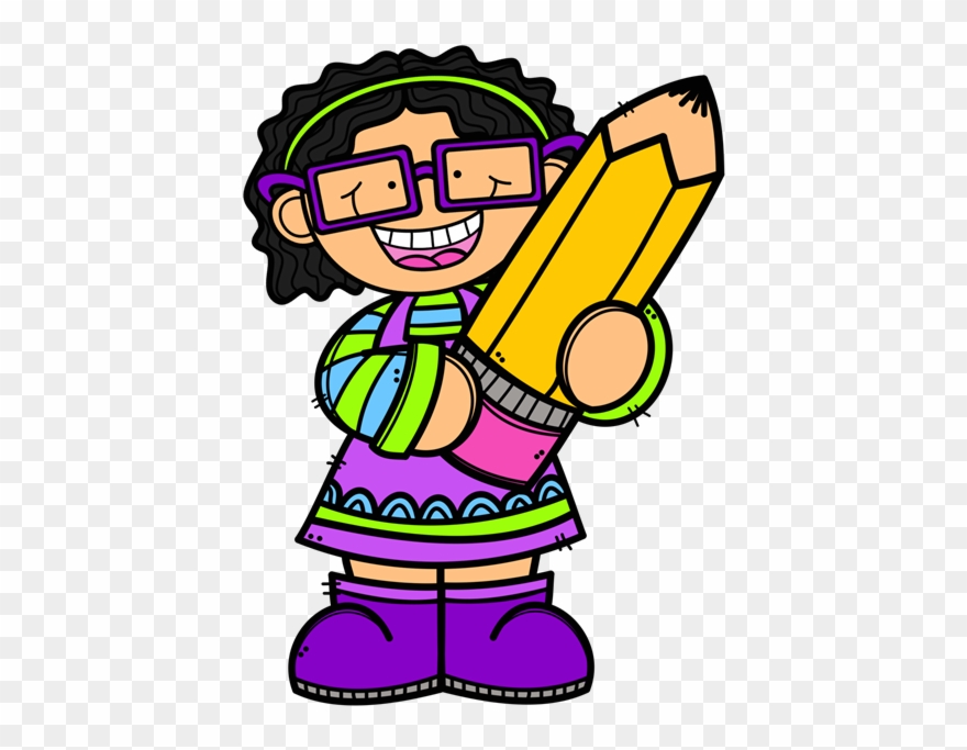 Pencil Girl - Teacherspayteachers Clipart