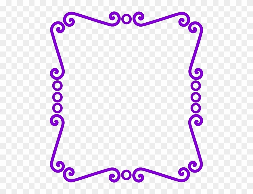 Frame Clip Art At Clker Com Vector - Blue Corner Border Design - Png Download