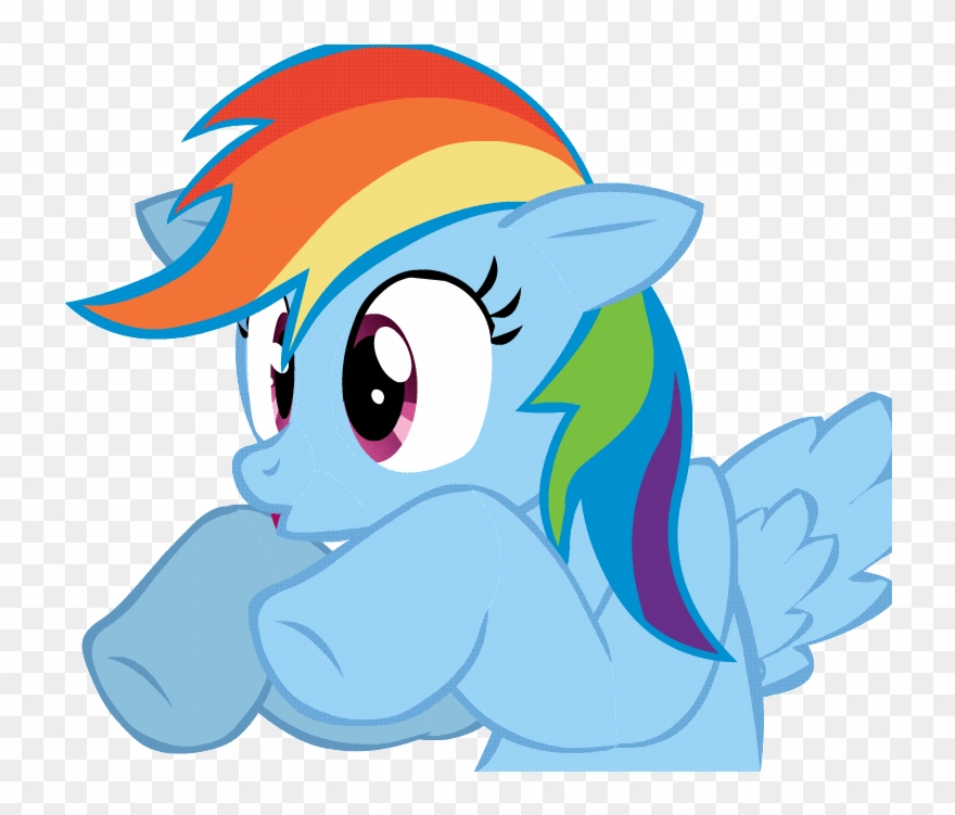 The Worst Unicorn Posted - Friendship Is Magic Rainbow Dash Clipart