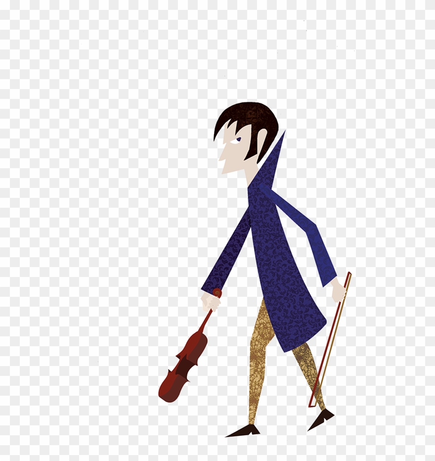 To Keep The Violin Going He Sacrifices A Life A Day - Cartoon Clipart
