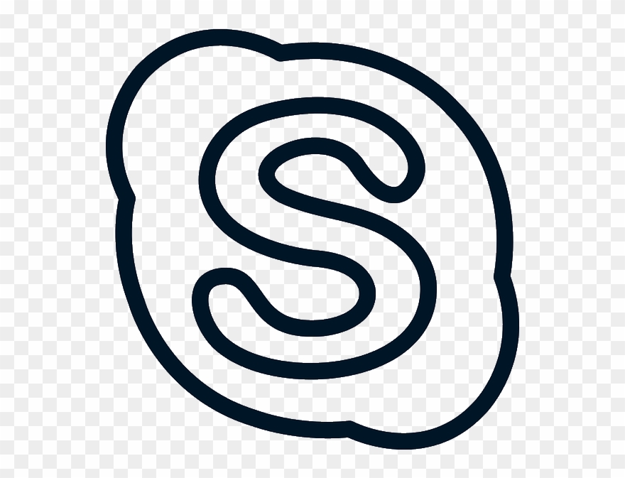 Conference Call - Line Art Clipart