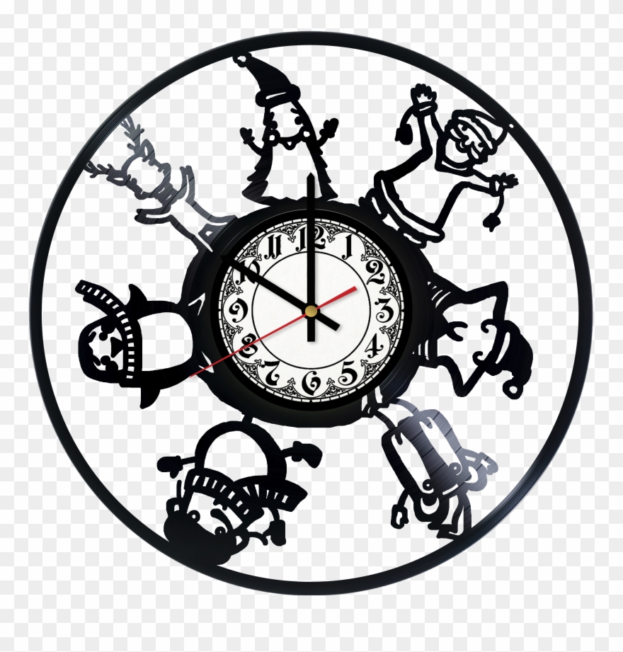 Christmas Christmas Decorations - Vinyl Clock Christmas Clipart