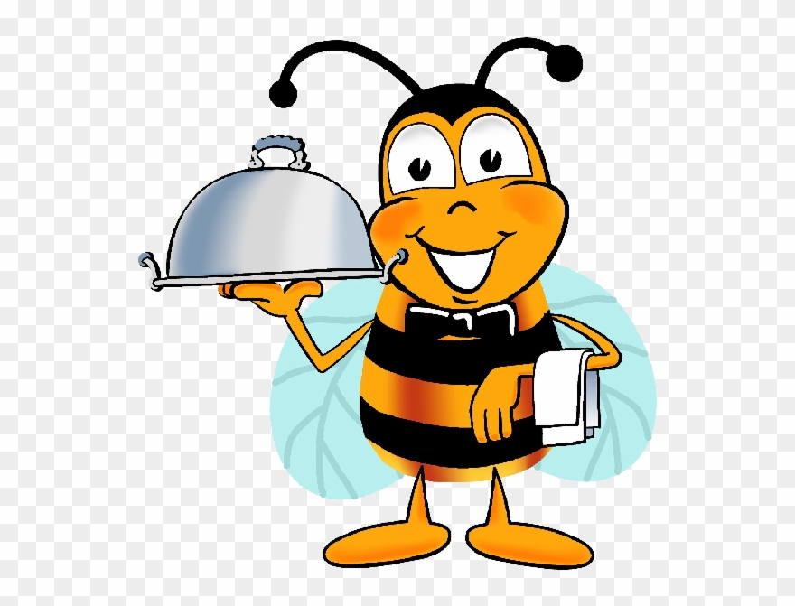 Cartoon Clipart Kiwanis Feeding Kids Feeding Futures - Bee Cartoon - Png Download